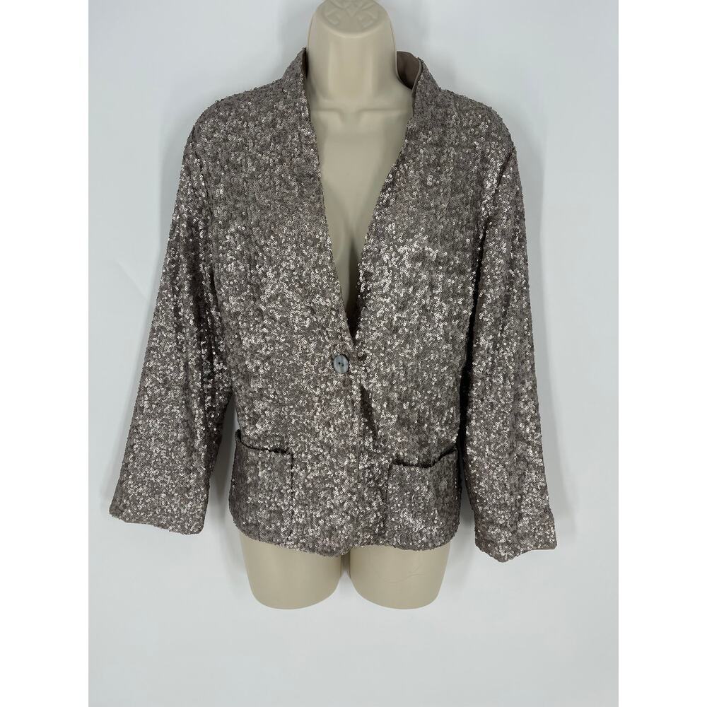 Chico's New Sequined Jacket (B44#5)